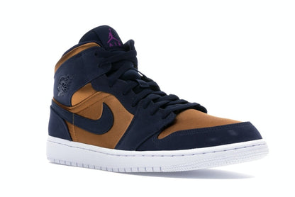 Jordan 1 Mid Obsidian Desert Ochre