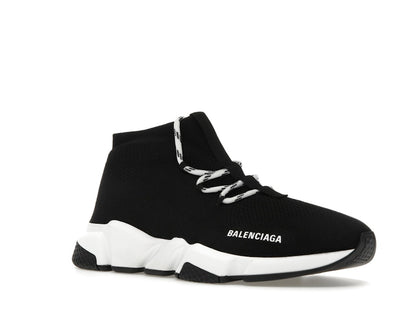 Balenciaga Speed Lace Up Black White (Women's)