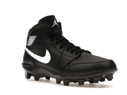 Jordan 1 Mid TD Cleat Black White