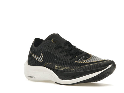 Nike ZoomX Vaporfly Next% 2 Black Metallic Gold Coin (Women's)