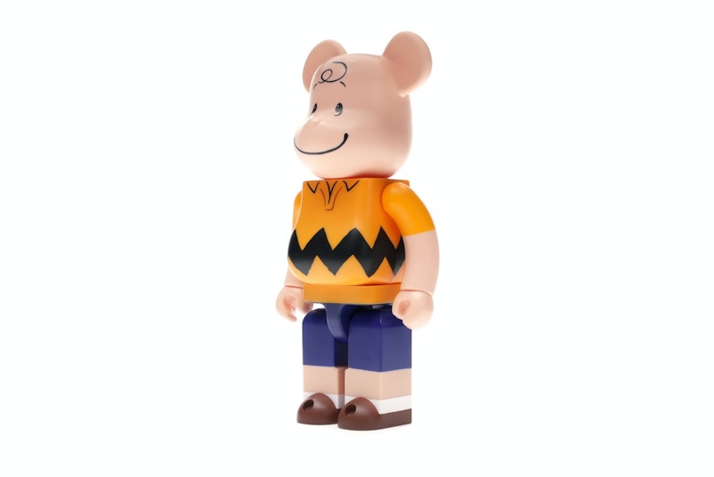 Bearbrick Charlie Brown 400% Yellow