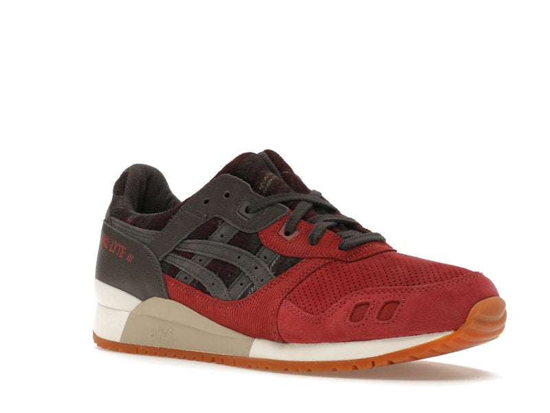 ASICS Gel-Lyte III OG Brisket Red Obsidian Grey