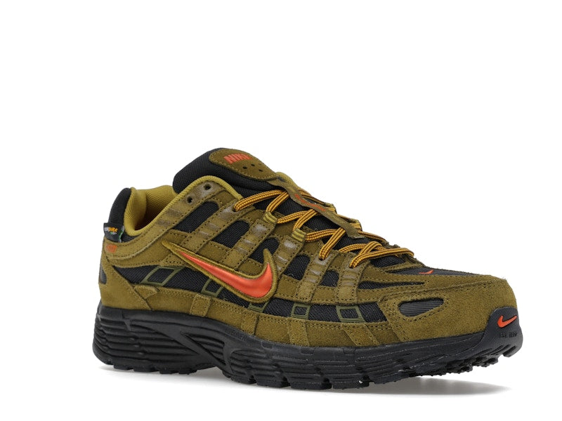 Nike P-6000 Premium Cordura Olive Flak Black Picante Red