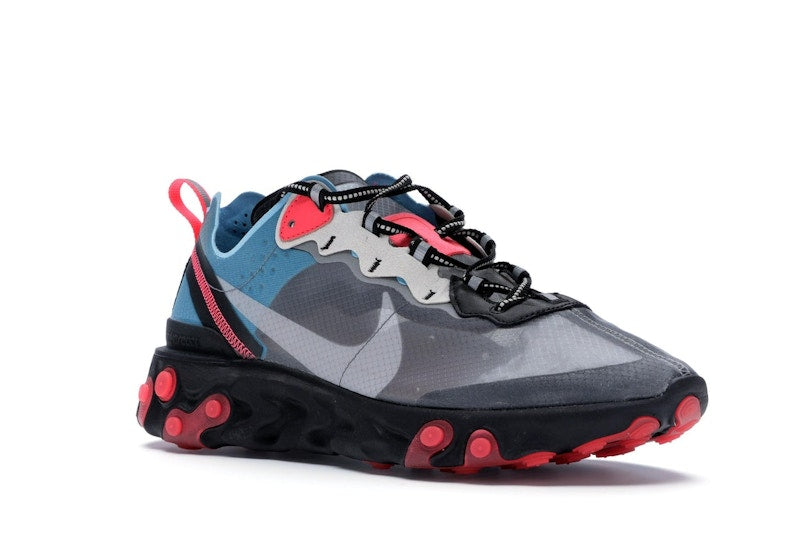 Nike React Element 87 Blue Chill Solar Red