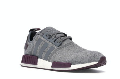 adidas NMD R1 Wool Grey Four Maroon