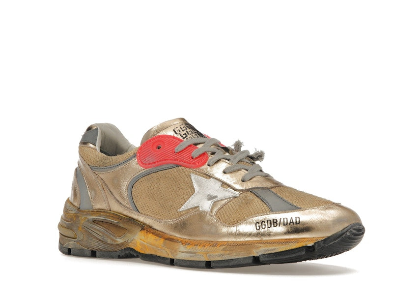 Golden Goose Dad-Star White Red Silver Grey