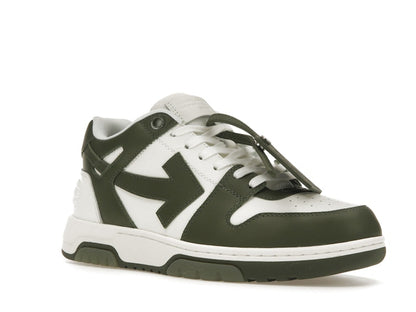 OFF-WHITE Out Of Office OOO Low Tops White Khaki