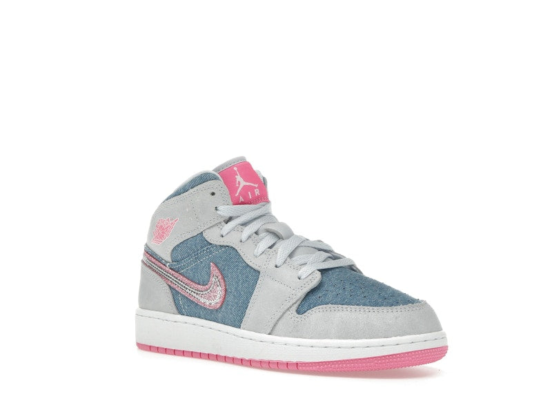 Jordan 1 Mid Denim Sequin (GS)