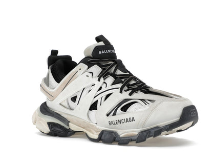 Balenciaga Track Worn Out In White Black