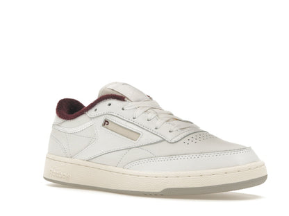 Reebok Club C 85 Packer Shoes Chalk White Maroon