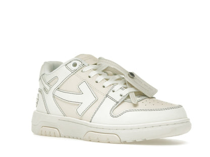 OFF-WHITE Out Of Office OOO Low Tops Cream White