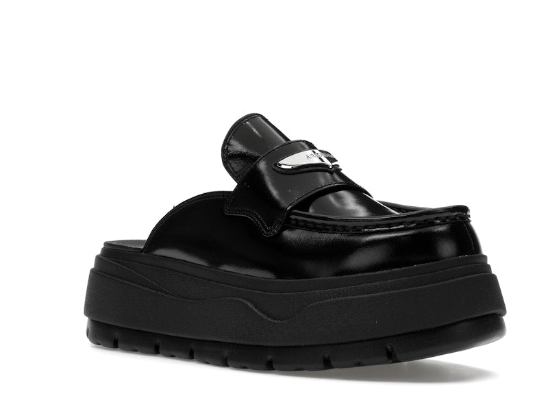 Jordan Mule Black Metallic Silver (Women's)