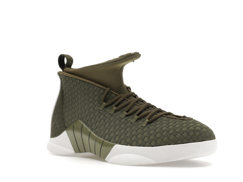 Jordan 15 Retro PSNY Woven Olive