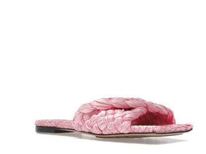 Bottega Veneta Raffia Stretch Flat Sandals Blossom (Women's)
