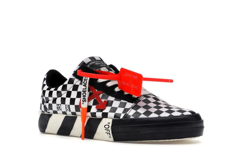 OFF-WHITE Vulc Low Checkered Black White