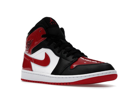 Jordan 1 Mid SE Patent Bred Toe