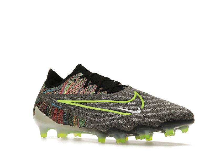 Nike Gripknit Phantom GX Elite Fusion FG Black White Blue Glow Volt
