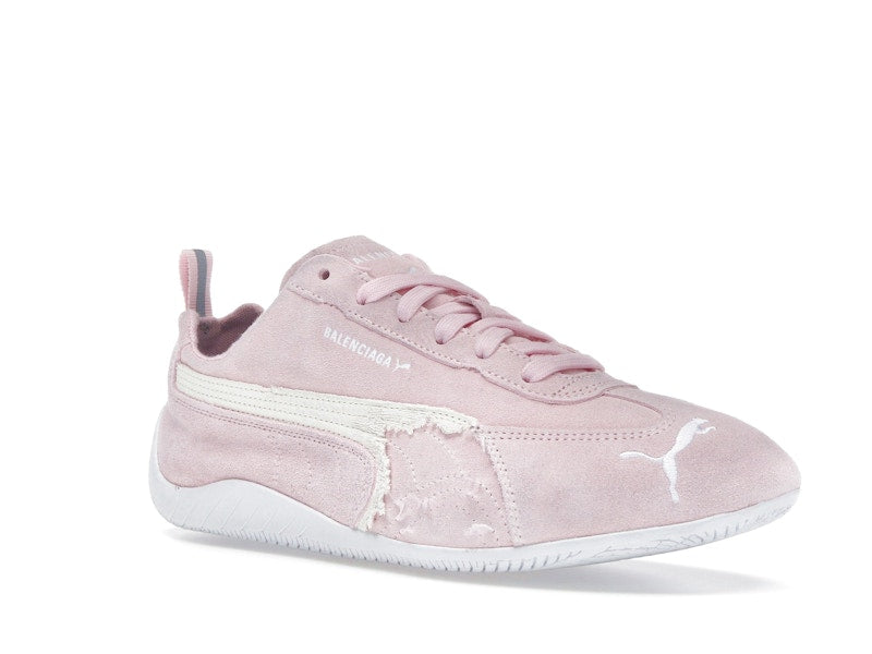 Balenciaga x Puma Speedcat Suede Distressed Pink White