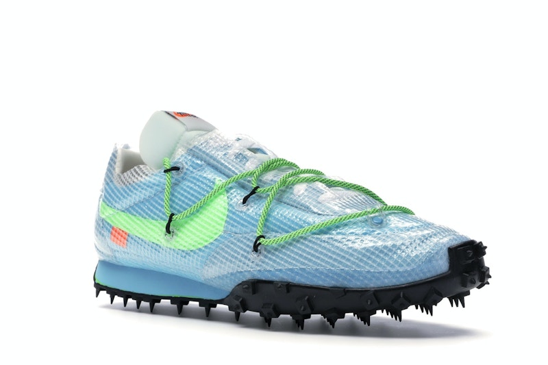 Nike Waffle Racer Off-White Vivid Sky (Women's)