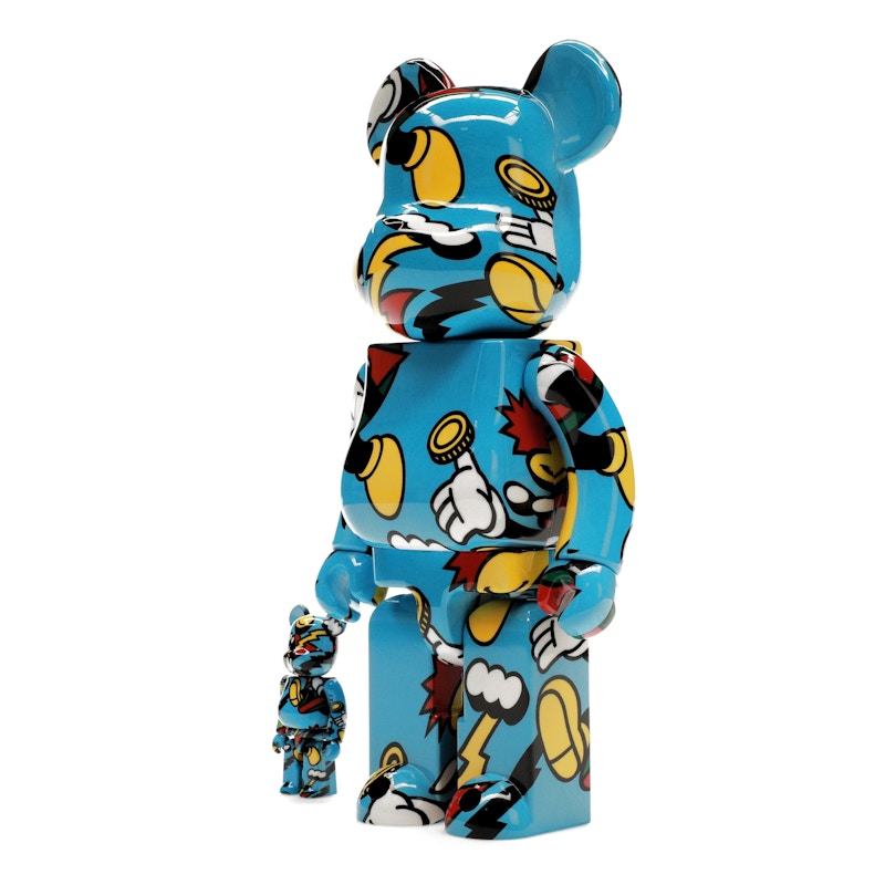 Bearbrick Grafflex 100% & 400% Set