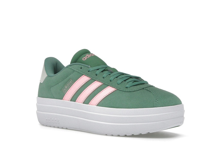 adidas VL Court Bold Preloved Green Pink Spark Ivory (Women's)