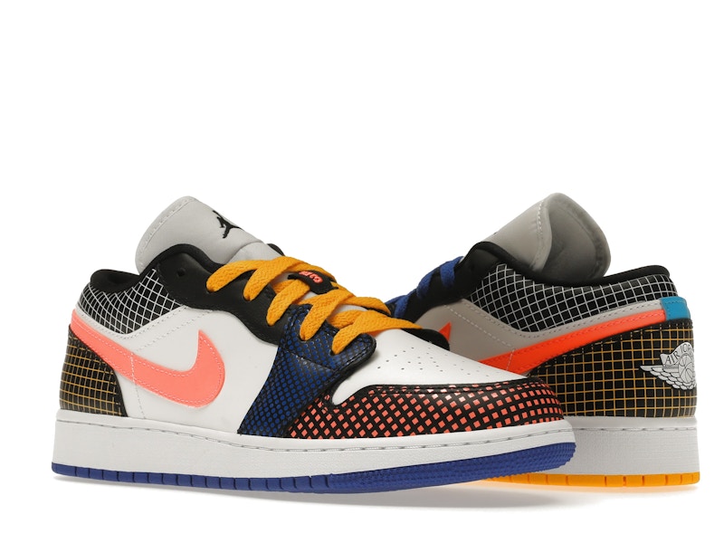 Jordan 1 Low MMD Multi-Color Grid (GS)