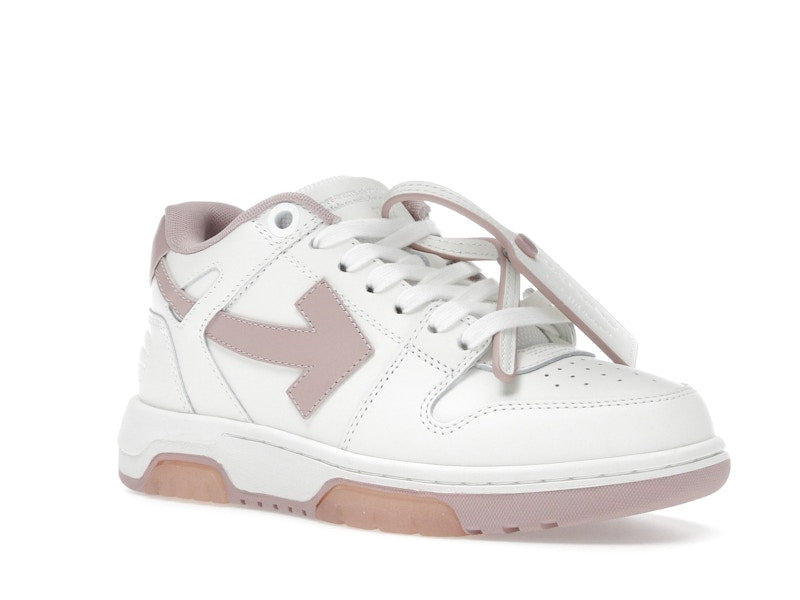 OFF-WHITE Out Of Office OOO Low Tops White Pink (Women's)