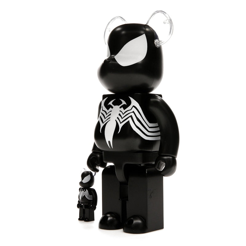 Bearbrick x Marvel Spider-Man Black Costume 100% & 400% Set