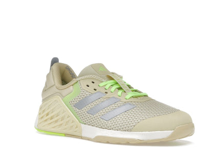 adidas Dropset 3 Strength Powder Yellow Matte Silver Lucid Lemon (Women's)