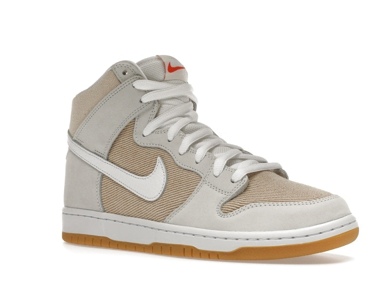 Nike SB Dunk High Pro ISO Orange Label Unbleached Natural