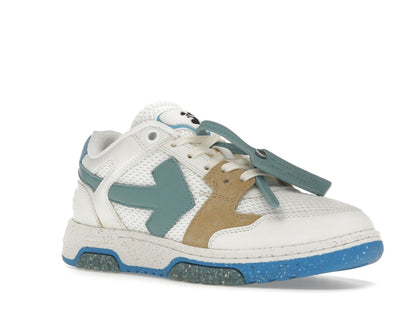 OFF-WHITE Out Of Office Low Slim White University Blue