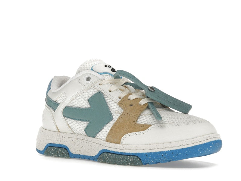 OFF-WHITE Out Of Office Low Slim White University Blue