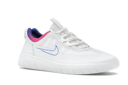 Nike SB Nyjah Free 2 Summit White Pink Blast Racer Blue
