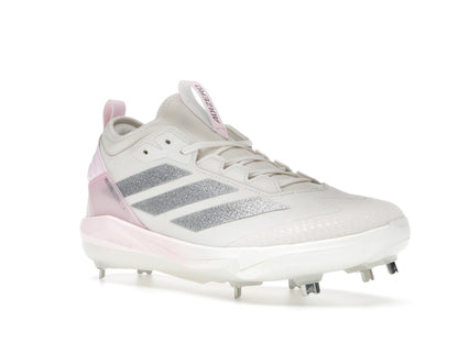 adidas Adizero Instinct+ 2.0 Chalk White Silver Metallic Clear Pink (Women's)