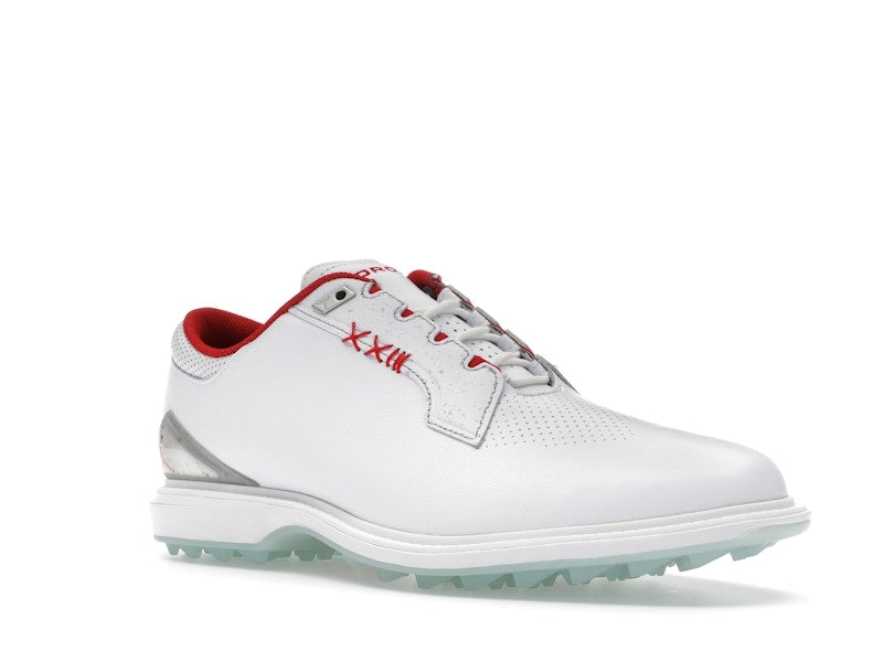 Jordan ADG 5 White Metallic Silver Blue Tint Fire Red (Wide)