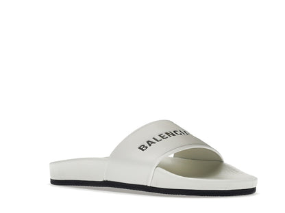 Balenciaga Pool Slide White Black (Women's)