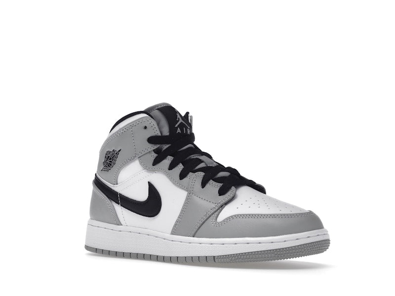 Jordan 1 Mid Light Smoke Grey (GS)