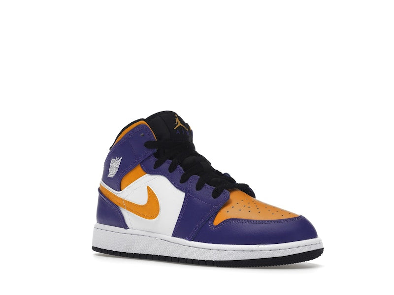 Jordan 1 Mid Lakers (2022) (GS)