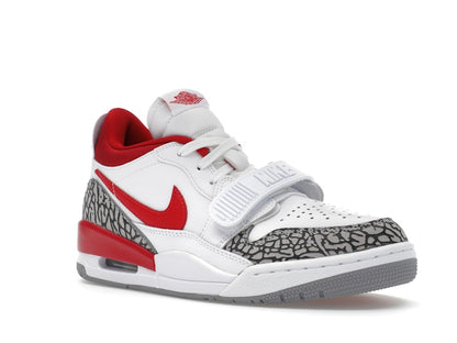 Jordan Legacy 312 Low White Cement Gym Red (Women's)