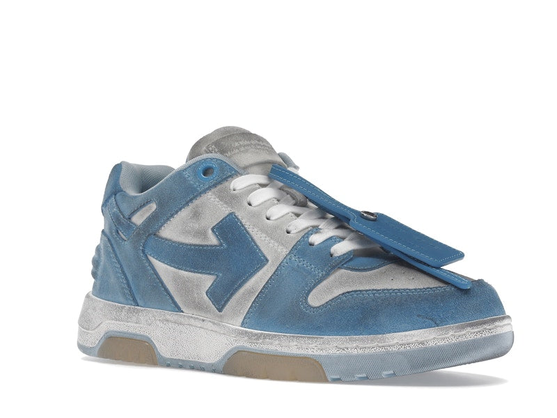 OFF-WHITE OOO Low Out Of Office Suede White Light Blue