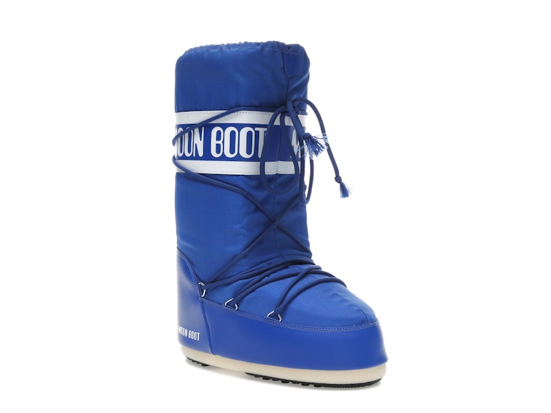 Moon Boot Icon Nylon Boot Electric Blue