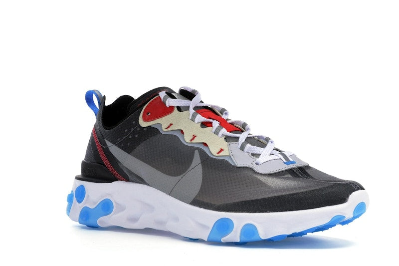 Nike React Element 87 Dark Grey Photo Blue