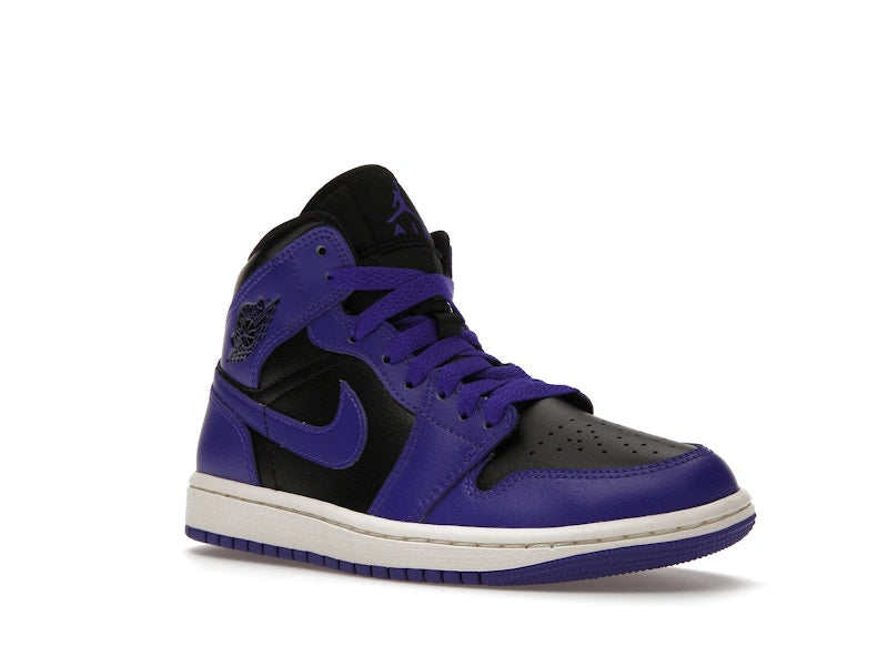 Jordan 1 Mid Purple Black (Women's)