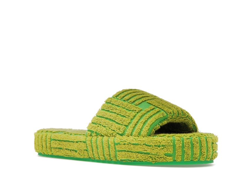 Bottega Veneta Resort Geometric Sandal Parakeet Kiwi