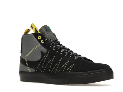Nike SB Zoom Blazer Mid PRM Acclimate Cool Grey Yellow Strike