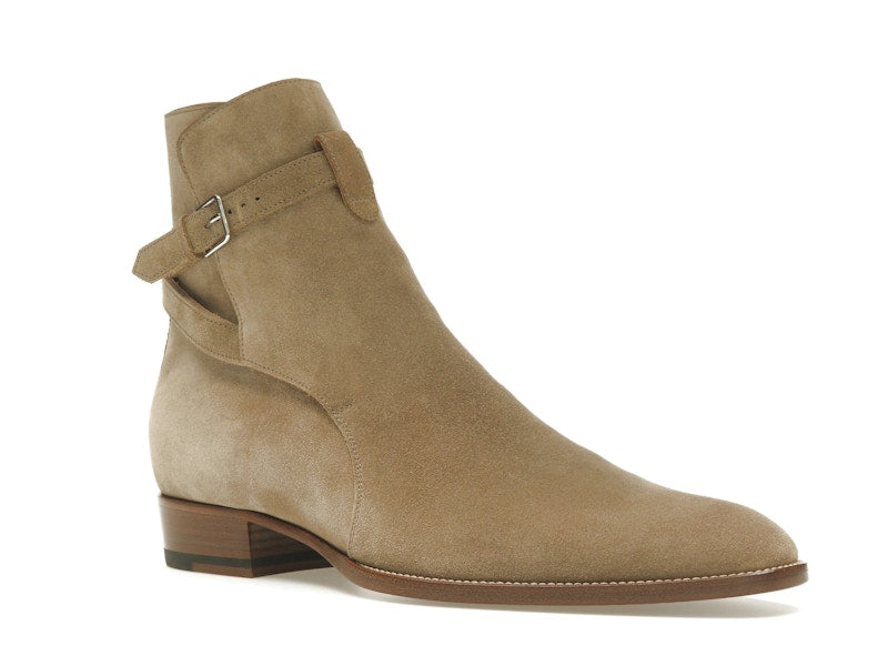 Saint Laurent Wyatt Jodhpur Boot Tobacco Suede
