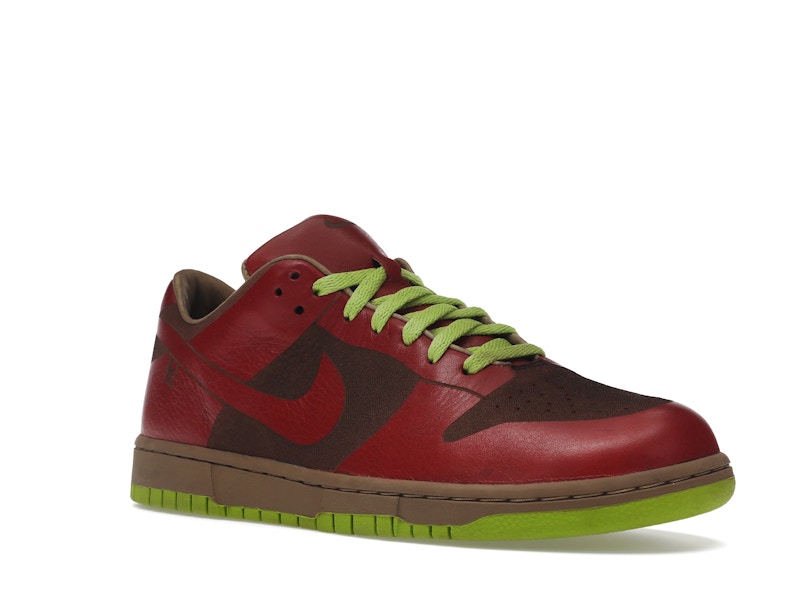 Nike Dunk Low 1-Piece Laser Varsity Red Chartreuse