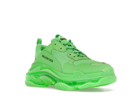 Balenciaga Triple S Soft Neon Green Clear Sole (Women's)