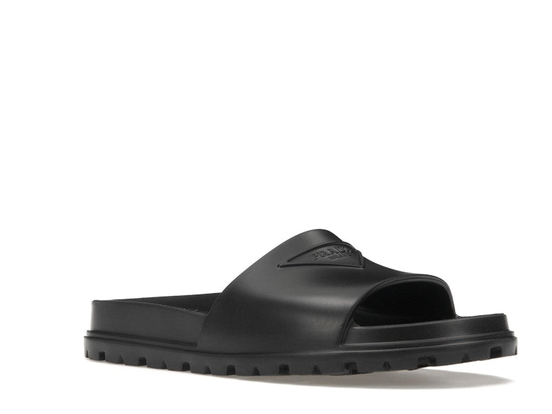 Prada Rubber Slides Black (Men's)