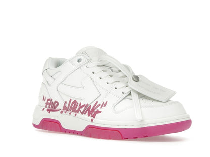 OFF-WHITE Out Of Office Low Tops (W) For Walking Fuschia